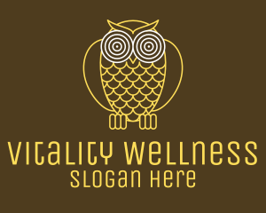 Hypnotic Owl Eye logo design