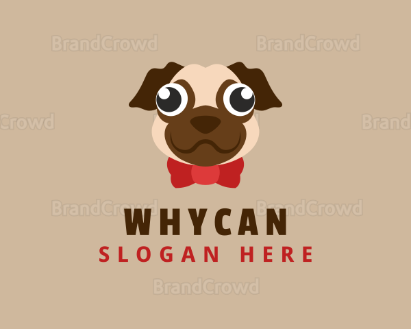 Pug Veterinary Clinic Logo