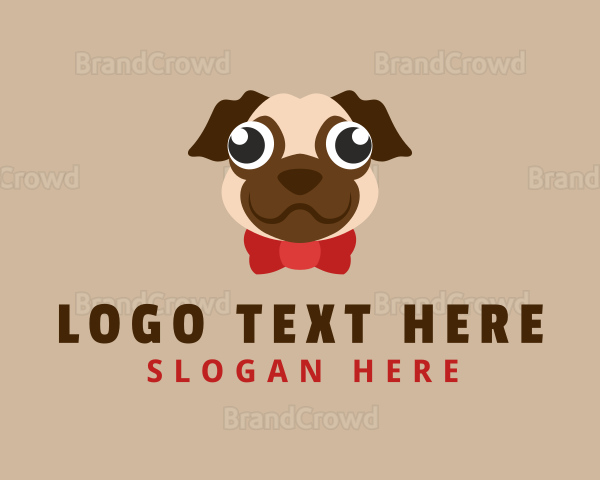 Pug Veterinary Clinic Logo