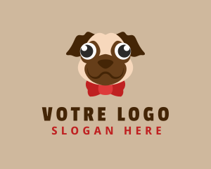 Pug Veterinary Clinic Logo