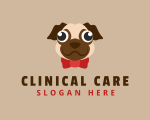 Pug Veterinary Clinic logo design