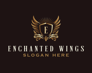 Ornamental Vip Wings logo design