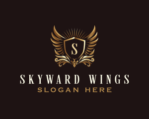 Ornamental Vip Wings logo design