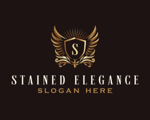 Ornamental Vip Wings logo design