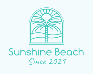 Summer - Summer Palm Tree logo design