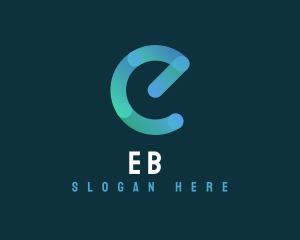 Modern Company Letter E logo design