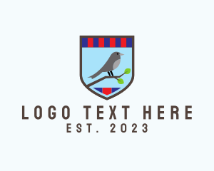 Zoology - Bird Hunting Crest logo design