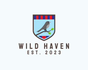 Bird Hunting Crest logo design