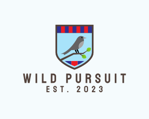 Hunt - Bird Hunting Crest logo design