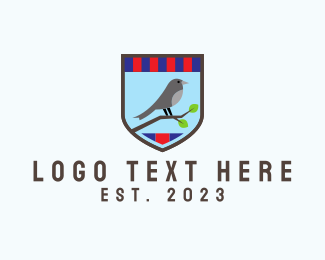 Bird Hunting Crest logo design