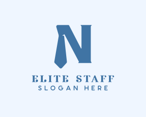 Hire - Professional Tie Letter N Company logo design