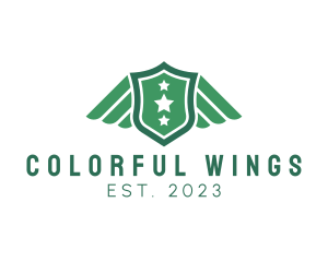 Military Crest Wings  logo design