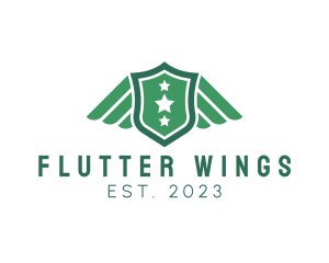 Military Crest Wings  logo design