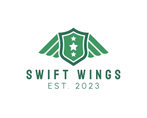 Military Crest Wings  logo design