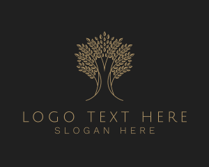 Environmental - Elegant Tree Plant logo design