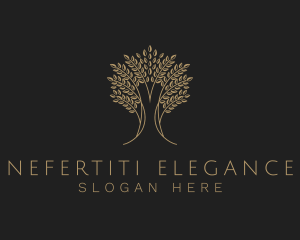 Elegant Tree Plant logo design