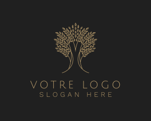 Plant - Elegant Tree Plant logo design