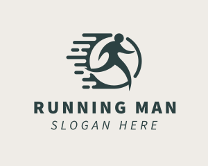 Race - Human Running Exercise logo design
