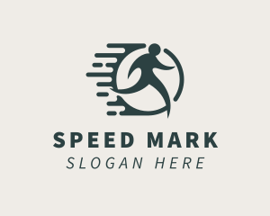 Human Running Exercise logo design