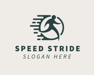 Human Running Exercise logo design