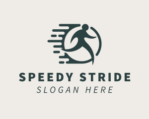 Sprinter - Human Running Exercise logo design