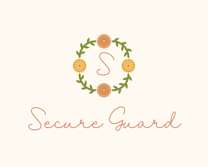 Scent - Floral Wreath Florist logo design