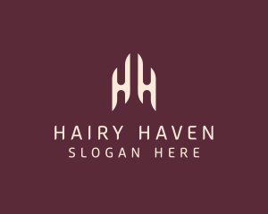 Modern Elegant Company Letter HH logo design