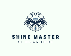 Polishing - Restoration Polishing Detailer logo design