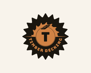 Wood Lumberjack Carpentry   logo design