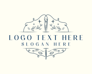 Button - Needle Thread Boutique logo design