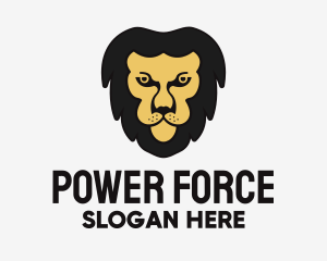 Aggressive - Zoo Lion Mane logo design