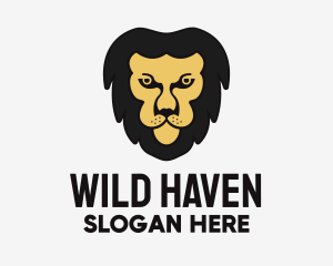 Zoo Lion Mane logo design