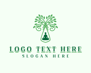 Lifestyle - Holistic Meditation Tree logo design