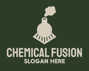 Chemistry - Flask Train Chemistry logo design