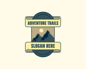 Mountain Outdoor Camp logo design