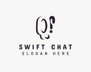 Messenger - Forum Question Letter Q logo design