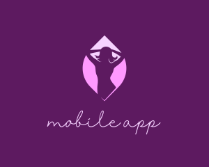 Shape - Woman Silhouette Body logo design