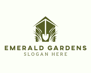 Shovel Home Gardener logo design