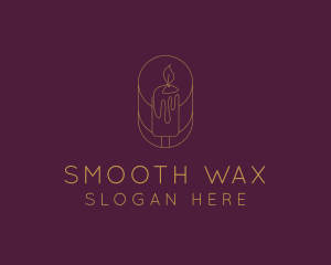 Aromatherapy Wax Candle logo design