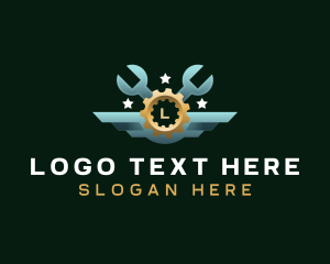 Industrial - Gear Repair Garage logo design