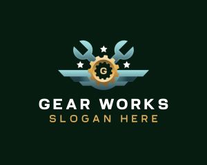 Gear Repair Garage logo design