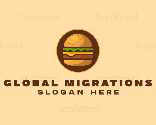 Cheeseburger Hamburger Burger Food Logo