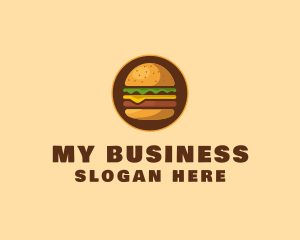 Cheeseburger Hamburger Burger Food Logo