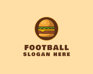 Deli - Cheeseburger Hamburger Burger Food logo design