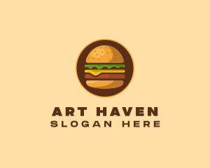 Cheeseburger Hamburger Burger Food Logo