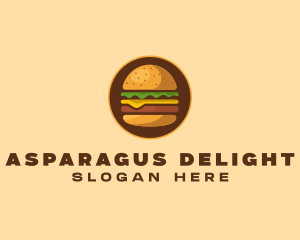 Cheeseburger Hamburger Burger Food logo design