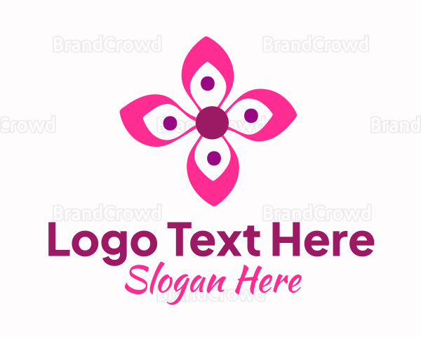 Minimalist Flower Boutique Logo