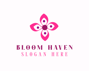 Minimalist Flower Boutique logo design