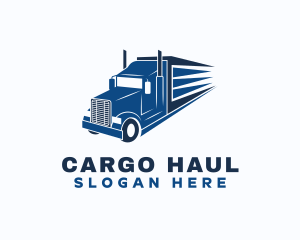 Freight Trailer Truck logo design