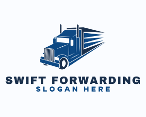 Freight Trailer Truck logo design